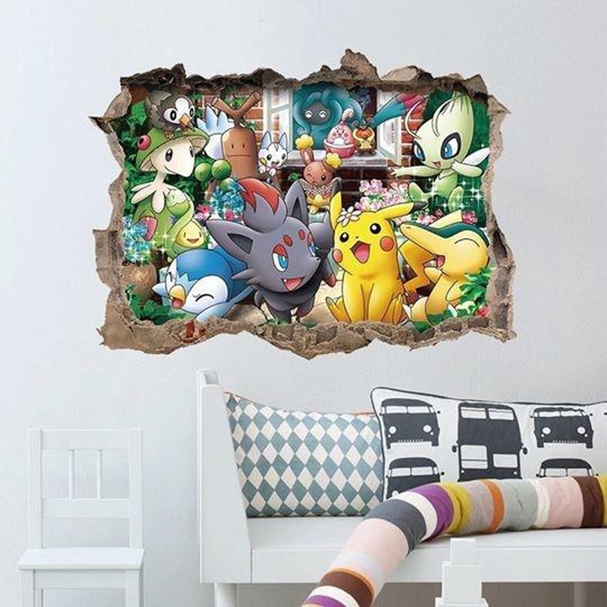 Stickers muraux Pokémon RoomMates - Personnages