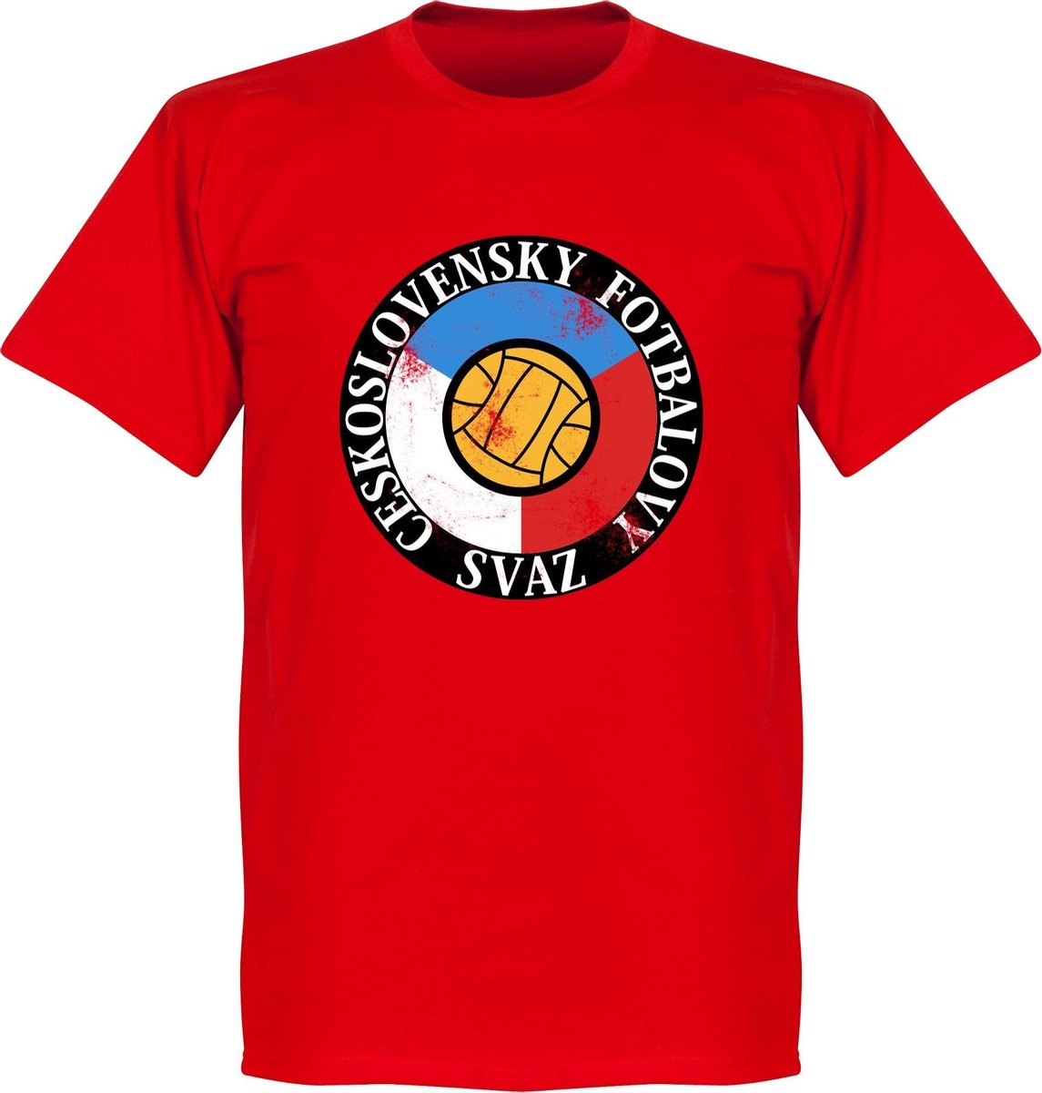 1145x1200.jpg Tsjechoslowakije Logo T-Shirt - Rood - XXXXL - Afbeelding 1