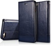 iPhone 7 / 8 / SE (2020) wallet / portemonnee case hoesje - blauw