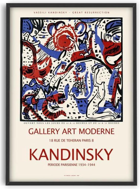 Kandinsky - Great Resurrection - 50x70 cm - Art Poster - PSTR studio