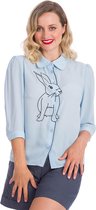 Banned Bunny Hop 40's Blouse Blauw