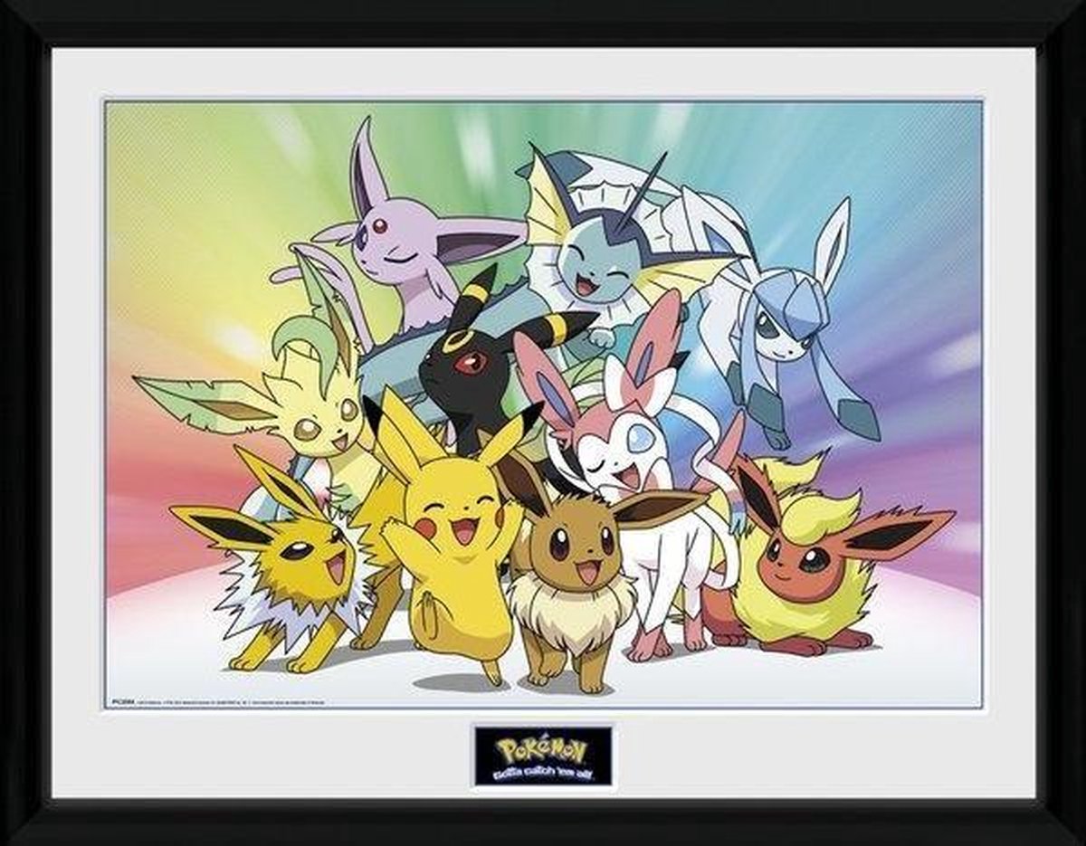 GB eye Pokemon - Eevee Evolution Poster - 91.5x61cm: Posters & Prints 