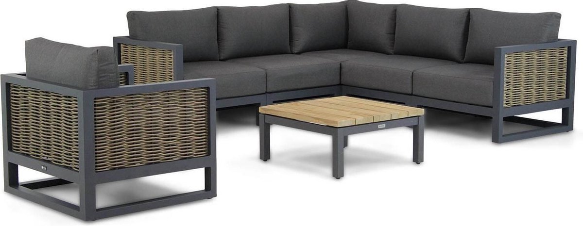 Santika Salviano/Riviera 75 cm hoek loungeset 7-delig