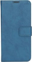 Mobiparts Classic Wallet Case Samsung Galaxy A12 (2021) Steel Blauw hoesje