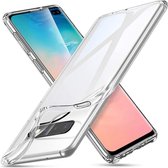 ShieldCase dun doorzichtig siliconen hoesje geschikt voor Samsung Galaxy S10 Plus - Ultra dun hoesje - Super dunne case - Dun hoesje doorzichtig - Transparant hoesje - Transparante case doorzichtig