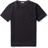 Unrecorded Pocket T-Shirt 155 GSM Black - Unisex - T-Shirts -  Zwart - Size L - 100% Organic Cotton - Sustainable T-Shirts