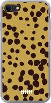 6F hoesje - geschikt voor iPhone 8 - Transparant TPU Case - Cheetah Print #ffffff