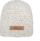 Shakaloha Gebreide Wollen Muts Heren & Dames Beanie Hat van schapenwol met fleece voering - Bruce Beanie Beige Unisex - One Size Wintermuts.