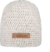 Shakaloha Gebreide Wollen Muts Heren & Dames Beanie Hat van schapenwol met fleece voering - Bruce Beanie Beige Unisex - One Size Wintermuts