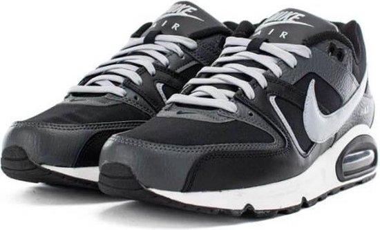 Nike Air Max Command Leather Heren Sneakers - zwart/grijs/wit - Maat 45,5 |  bol