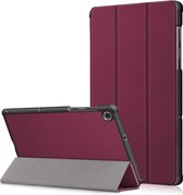 Tri-Fold Book Case met Wake/Sleep - Lenovo Tab M10 FHD Plus (TB-X606F) Hoesje - Bordeaux