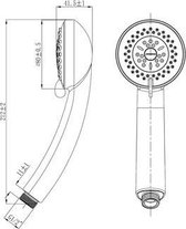 HANDDOUCHE 3ST. Ø8CM CHROOM PLIEGER LUZON BLISTER