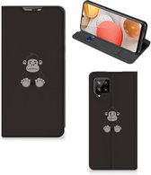 Stand Case Verjaardagscadeau Geschikt voor Samsung Galaxy A42 Telefoonhoesje Gorilla