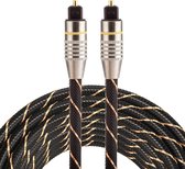 ETK Digital Optical kabel 3 meter / toslink audio male to male / Optische kabel nylon series - zwart