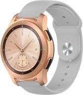 Siliconen Smartwatch bandje - Geschikt voor  Samsung Galaxy Watch sport band 42mm - grijs - Horlogeband / Polsband / Armband