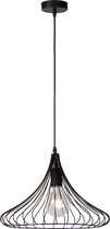 Lucide VINTI - Hanglamp - Ø 39,5 cm - 1xE27 - Zwart