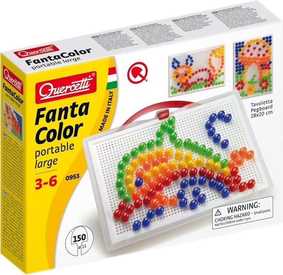 Quercetti Fantacolor Portable 28 X 20 Cm 150-delig