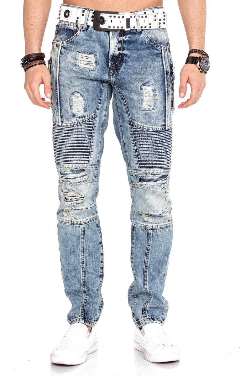 Cipo & Baxx Jeans mit Gürtel
