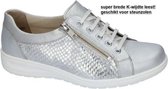 Solidus -Dames -  zilver - sneakers  - maat 38