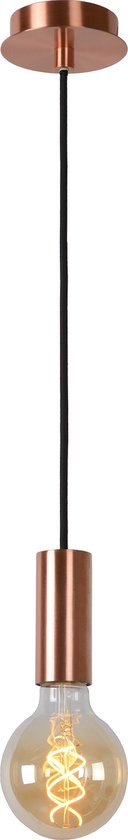 Voorkeur Evalueerbaar Teleurgesteld Lucide DROOPY - Hanglamp - Ø 9,5 cm - LED Dimb. - E27 - 1x4W 2200K - Koper  | bol.com
