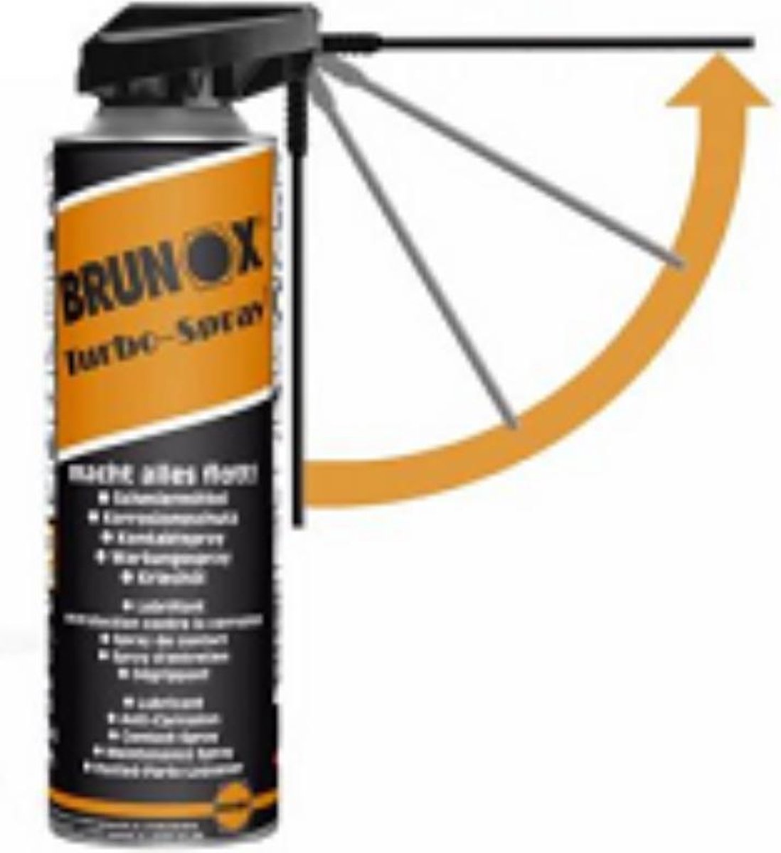 Brunox turbo spray flacon 500 ml power-klik