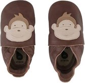 Bobux - Baby slofjes - Soft Soles - Monkey Chocolate - L