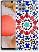 Cover Case Geschikt voor Samsung Galaxy A42 Smartphone hoesje Mozaïek