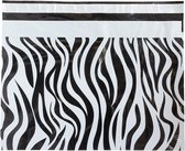 Verzendzakken voor Kleding - 100 stuks - 50 x 35.3 cm (A3) - Zebra Zwart/Wit - Verzendzakken Webshop - Verzendzakken plastic met plakstrip