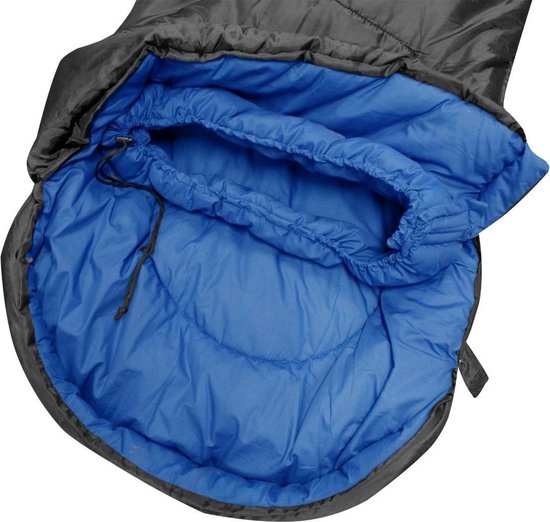 Eurotrail Slaapzak Kathmandu - Black/Royal Blue van Eurotrail — afbeelding 3