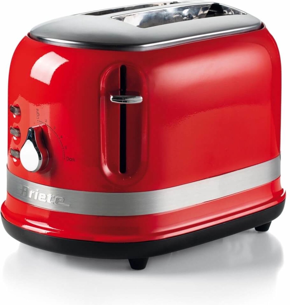 Ariete 0149/10 | Moderna broodrooster | 2 sneden | 6 standen | 815 Watt | rood