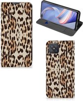Smartphone Hoesje OPPO Reno4 Z 5G Book Cover Leopard