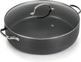 Mehrzer - Ronde braadpan met glazen deksel - 34cm