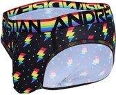 Andrew Christian Pride Lightning 91802 Brief - Maat XL - Heren Slip - Mannen Ondergoed