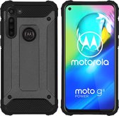 iMoshion Hoesje Geschikt voor Motorola Moto G8 Power Hoesje - iMoshion Rugged Xtreme Backcover - Zwart