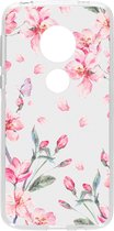 Design Backcover Motorola Moto G7 Play hoesje - Bloesem Watercolor