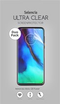 Selencia Duo Pack Ultra Clear Screenprotector voor de Motorola Moto G8 Power