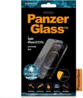 PanzerGlass Gehard Glas Ultra-Clear Screenprotector Geschikt voor Apple iPhone 12 Pro - Zwart