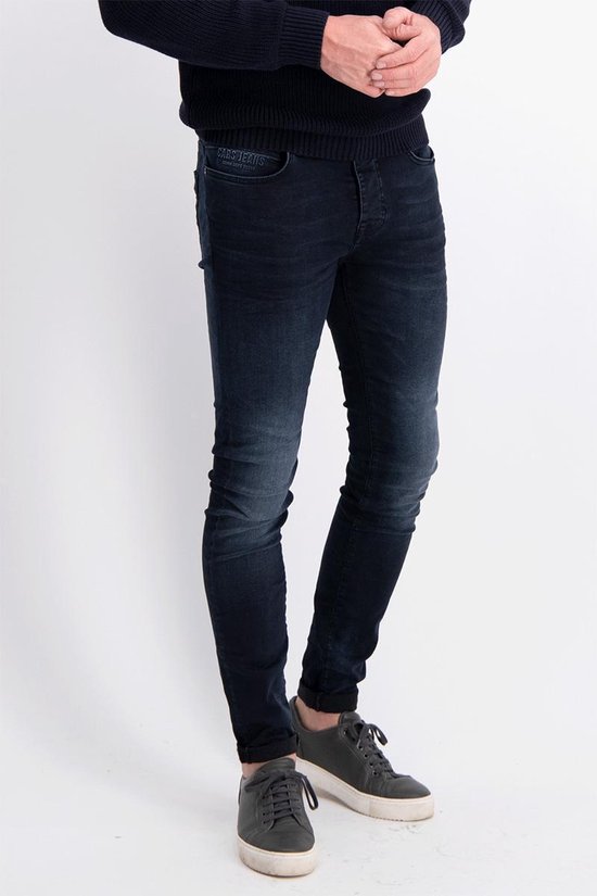 Cars Jeans Jeans Dust Super Skinny - Heren - Black Blue - (maat: 29)