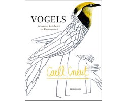 Omslag van Vogels tekenen, krabbelen en kleuren met Carll Cneut