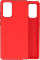 Samsung Note 20 Hoesje Fashion Backcover Telefoonhoesje Rood