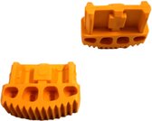 DEWALT laddervoet / ladderdop 75 mm Geel - Per 2 stuks