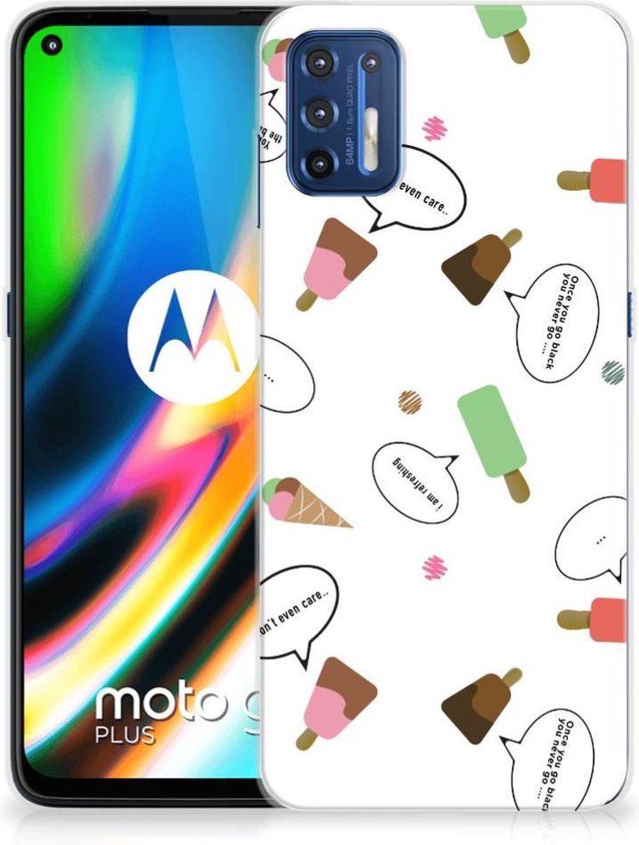 Motorola Moto G9 Plus Siliconen Case IJsjes