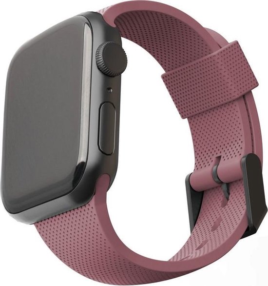 UAG - Bandje voor Apple Watch SE 40mm - Siliconen DOT Roze | bol.com