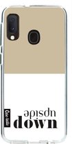 Casetastic Samsung Galaxy A20e (2019) Hoesje - Softcover Hoesje met Design - Upside Down Print