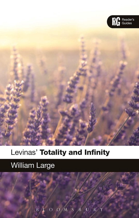 Boekomslag van 'Levinas' Totality and Infinity' door William Large. RG Reader's Guides.