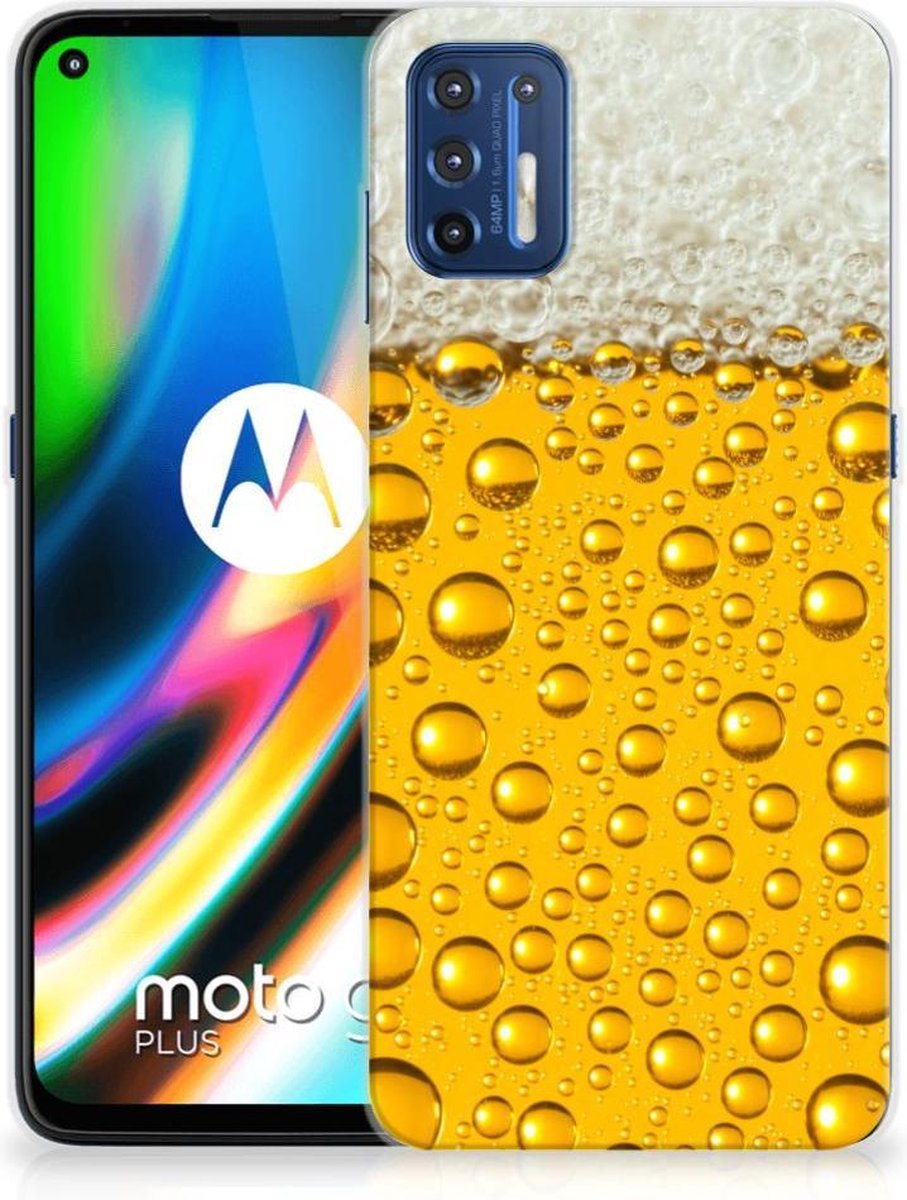 Motorola Moto G9 Plus Siliconen Case Bier