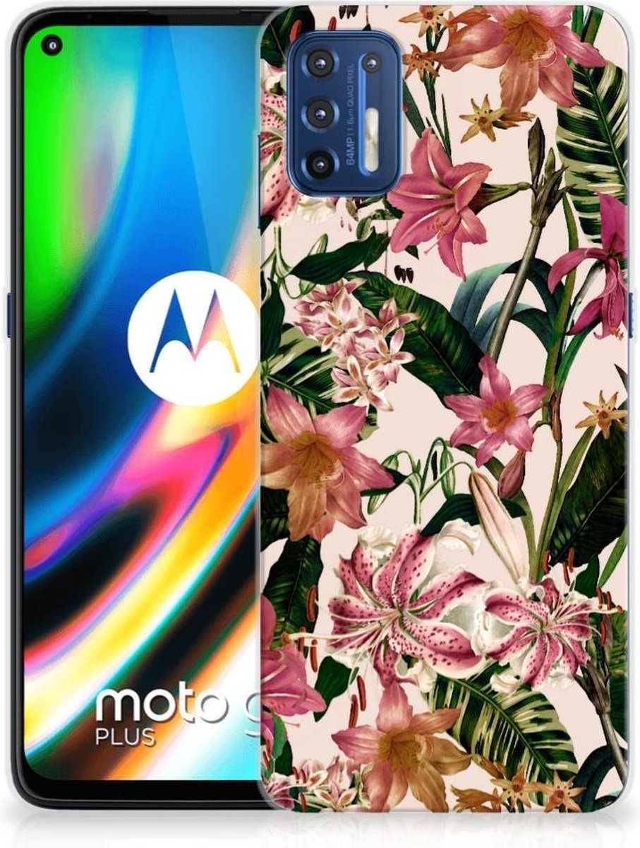 Motorola Moto G9 Plus TPU Case Flowers