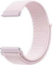 Galaxy Watch Nylon Sport Band - Maat 20mm - Parel Roze - Geschikt Voor Samsung - Horlogeband - Armband - Polsband