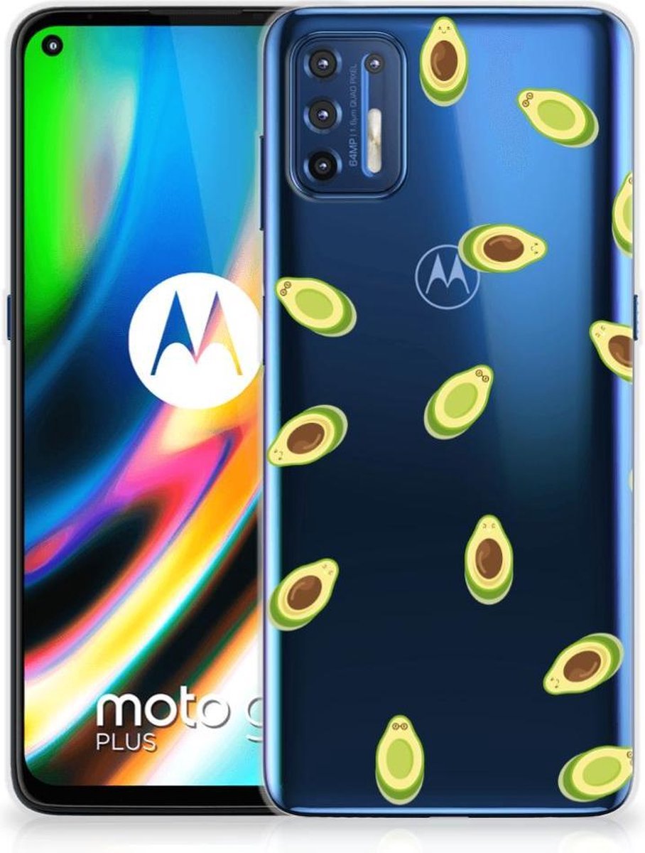 Motorola Moto G9 Plus Siliconen Case Avocado
