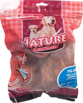 Flamingo hondensnack Nature varkensoor 5 st. Let op: 1 zakje met 5 varkensoren!